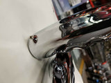 Chrome Pistol hand Grips Harley Custom Chopper 1" Softail Sportster Dyna Bagger