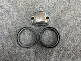 08-11 Harley FXCW Softail Rocker C Chrome Lower Fork Legs Sliders Seals 48665-08
