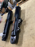 Harley Touring Black Fork Sliders 49mm OEM FLHX FLTR Street Road Glide King OEM