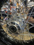 Stock Rear wheel Harley Dyna 4.50x17 Black Spoke 25mm FXD FXDL Wide Glide Super