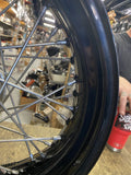 Stock Rear wheel Harley Dyna 4.50x17 Black Spoke 25mm FXD FXDL Wide Glide Super