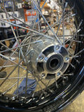 Stock Rear wheel Harley Dyna 4.50x17 Black Spoke 25mm FXD FXDL Wide Glide Super