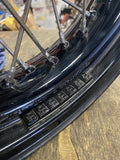 Stock Rear wheel Harley Dyna 4.50x17 Black Spoke 25mm FXD FXDL Wide Glide Super