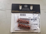 OEM Harley Davidson Dominion Brushed Orange Footpeg Insert NOS Softail 50500939