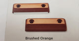 OEM Harley Davidson Dominion Brushed Orange Footpeg Insert NOS Softail 50500939