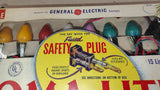 Vintage Noma Lites 15 Light Indoor Set General Electric Lamps Box 1940s