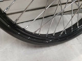 Black Front Spoke Wheel Harley Wide Glide Softail Springer 2.15x21 1973-99 FXWG