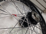 Black Front Spoke Wheel Harley Wide Glide Softail Springer 2.15x21 1973-99 FXWG