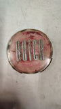 1955 Buick Hubcap Center Plastic Emblem Inserts OEM 1168185 Roadmaster Pair