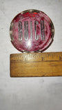 1955 Buick Hubcap Center Plastic Emblem Inserts OEM 1168185 Roadmaster Pair