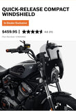 Quick-Release Compact Windshield RH975 Sportster Harley OEM 57400492