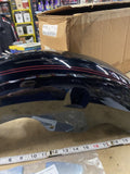 NOS OEM Harley Street Stalker Front Fender Black Red Stripe Fatboy heritage Cust