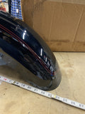 NOS OEM Harley Street Stalker Front Fender Black Red Stripe Fatboy heritage Cust