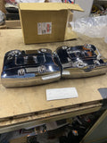 Harley Chrome Engine Rocker Box Covers 92-99 Evo Softail Touring FXR Dyna Pair