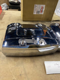 Harley Chrome Engine Rocker Box Covers 92-99 Evo Softail Touring FXR Dyna Pair