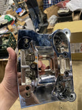 Harley Chrome Engine Rocker Box Covers 92-99 Evo Softail Touring FXR Dyna Pair