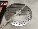 Revtech Polished Front Brake Rotor Harley 2000-2007 11 1/2" Drilled Touring FLH