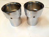 HARLEY SPORTSTER SANTEE EXHAUST PIPES 2.5" 50 CAL. 'SNUB NOSE'  883 1200 2004^