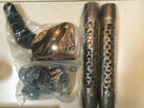 HARLEY SPORTSTER SANTEE EXHAUST PIPES 2.5" 50 CAL. 'SNUB NOSE'  883 1200 2004^