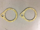 Pair Exhaust Gaskets Harley Shovelhead flh fx wide glide superglide 1966-1984