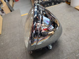 Knucklehead Panhead Harley Springer Headlight UL Flathead WL Hummer Chrome 12V