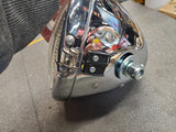 Knucklehead Panhead Harley Springer Headlight UL Flathead WL Hummer Chrome 12V