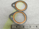 Pair Exhaust Gasket Harley Shovelhead FX FLH Wi Glide superglide Low rider 66-84