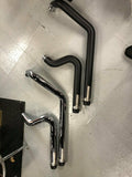Kuryakyn Crusher Exhaust Pipes 2 Into 2 Black Harley Sportster 2004^ Vance hines