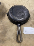 Vintage No. 3 709 Cast Iron Skillet K Marked Small Frying Pan Griswold Erie pa