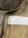 Vintage No. 3 709 Cast Iron Skillet K Marked Small Frying Pan Griswold Erie pa