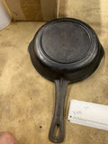 STANSPORT 7 Inch Cast Iron Skillet - Vintage Black Frying Pan Cooking Heat ring