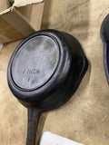 STANSPORT 7 Inch Cast Iron Skillet - Vintage Black Frying Pan Cooking Heat ring