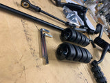 Hard Drive Black Forward Controls Harley Sportster 2004-2013 Iso pegs 883 1200!