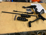 Hard Drive Black Forward Controls Harley Sportster 2004-2013 Iso pegs 883 1200!
