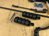 Hard Drive Black Forward Controls Harley Sportster 2004-2013 Iso pegs 883 1200!