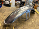 Ribbed Front Fender Harley Softail Wide Glide Chopper Custom FXST 21" wheel 4" W