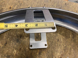Ribbed Front Fender Harley Softail Wide Glide Chopper Custom FXST 21" wheel 4" W