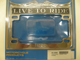 Chrome Finish Live To Ride Eagle License Plate Frame Harley Honda Suzuki Yamaha