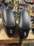 OEM Hard Saddlebags Harley Nostalgia Heritage Softail Fatboy 08^ NOS FLST lock