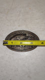 Vintage 1994 BASS Anglers Sportsman Society Member Brass Belt Buckle 3.5"