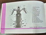 NOS Owners Manual Harley Shovelhead Superglide Low Rider 1976 FX FLH Vintage OEM
