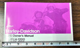 NOS Owners Manual Harley Shovelhead Superglide Low Rider 1976 FX FLH Vintage OEM