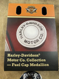 Harley Logo Fuel Cap Medallion Cover Softail Dyna 99539-97 OEM New