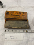 Carborundum Aloxite Razor Knife Sharpening Stone Oilstone Tool 6x2 Box Tools Vtg