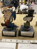 Snoopy Peanuts Charlie Brown Aviva Trophy 1970 Vintage Rare Collectible Top Hat