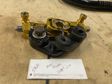 Rear Axle Adjusters Chain Drive conversion Harley Touring Flh Glide 2014^ FLHX