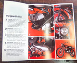 VTG Original 1972 Harley Davidson Baja 100cc NOS AMF Brochure