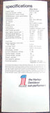 VTG Original 1972 Harley Davidson Baja 100cc NOS AMF Brochure