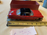 Vtg Bandai Tin Litho Chrysler Imperial Tin Toy Friction Japan Minty Orig Box!