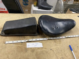 Vtg Solo Bates Seat w P pad Harley Chopper Bobber Triumph bsa Honda Old skool